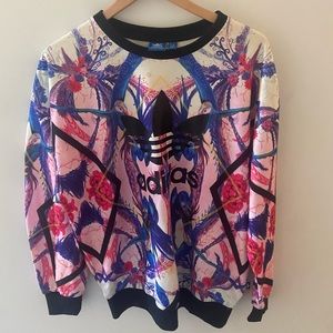 Adidas Floral Crewneck. Women’s Medium.